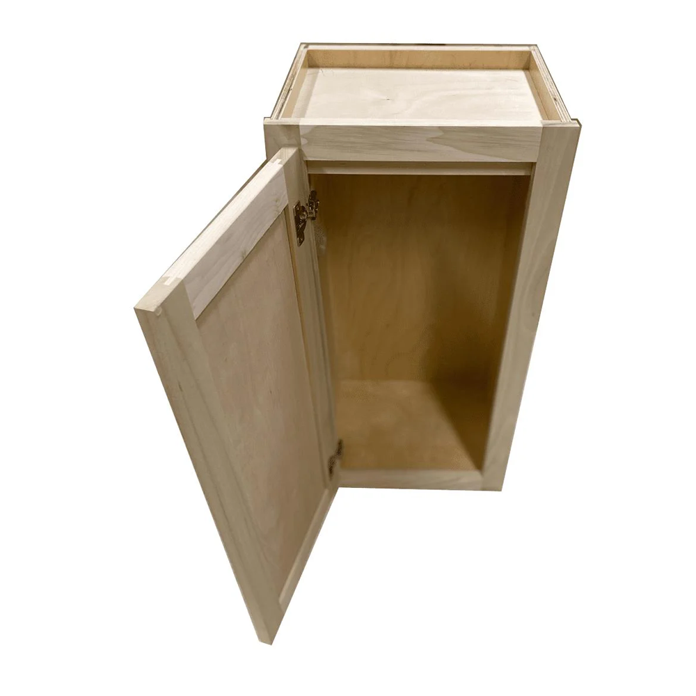 Kitchen Wall Cabinet | Unfinished Poplar | Shaker Style | 21x30x12 in.
